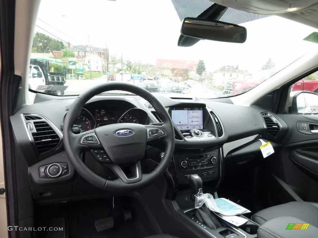 2017 Escape Titanium 4WD - White Gold / Charcoal Black photo #11