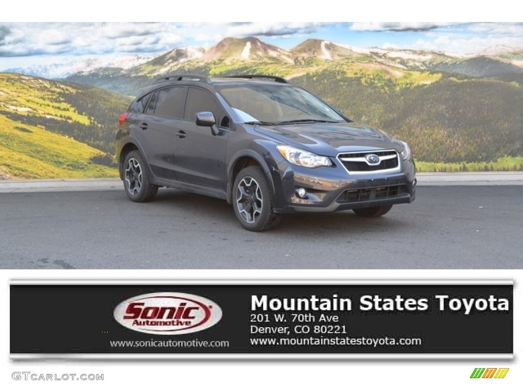 2014 XV Crosstrek 2.0i Limited - Dark Gray Metallic / Black photo #1