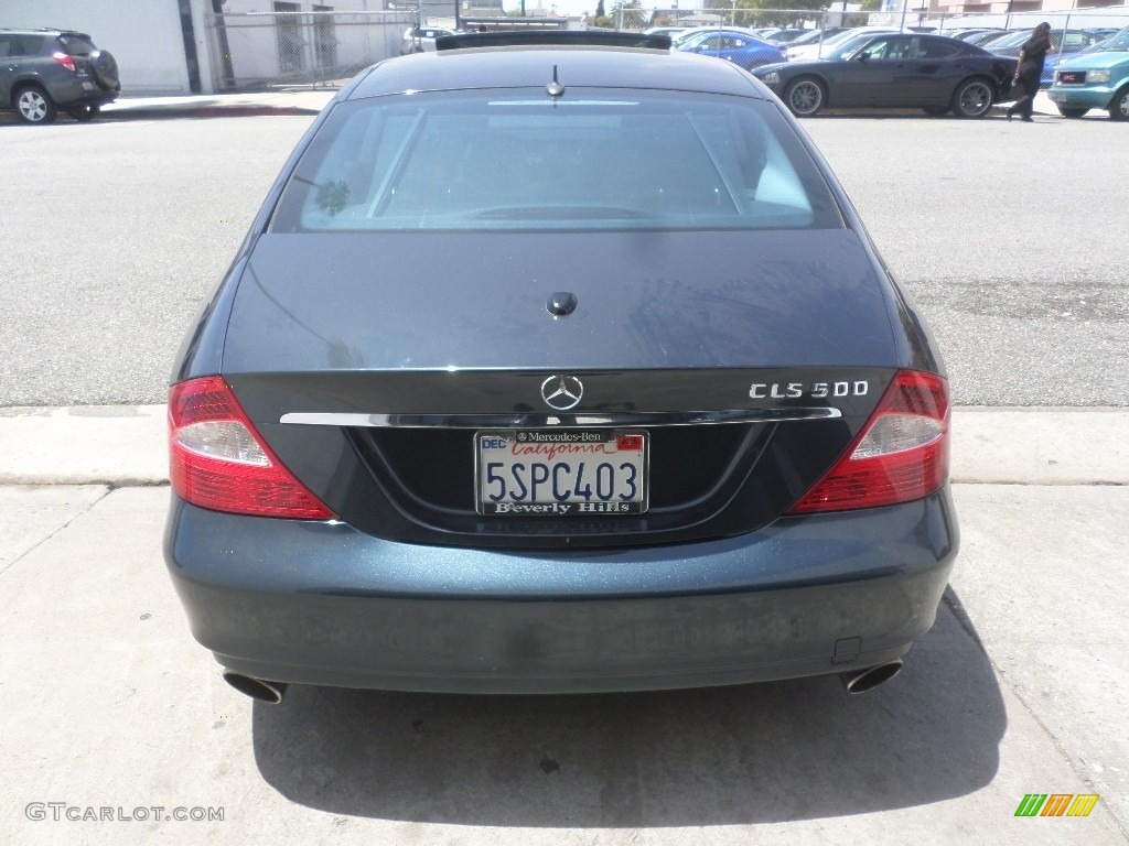 2006 CLS 500 - Capri Blue Metallic / Black photo #3