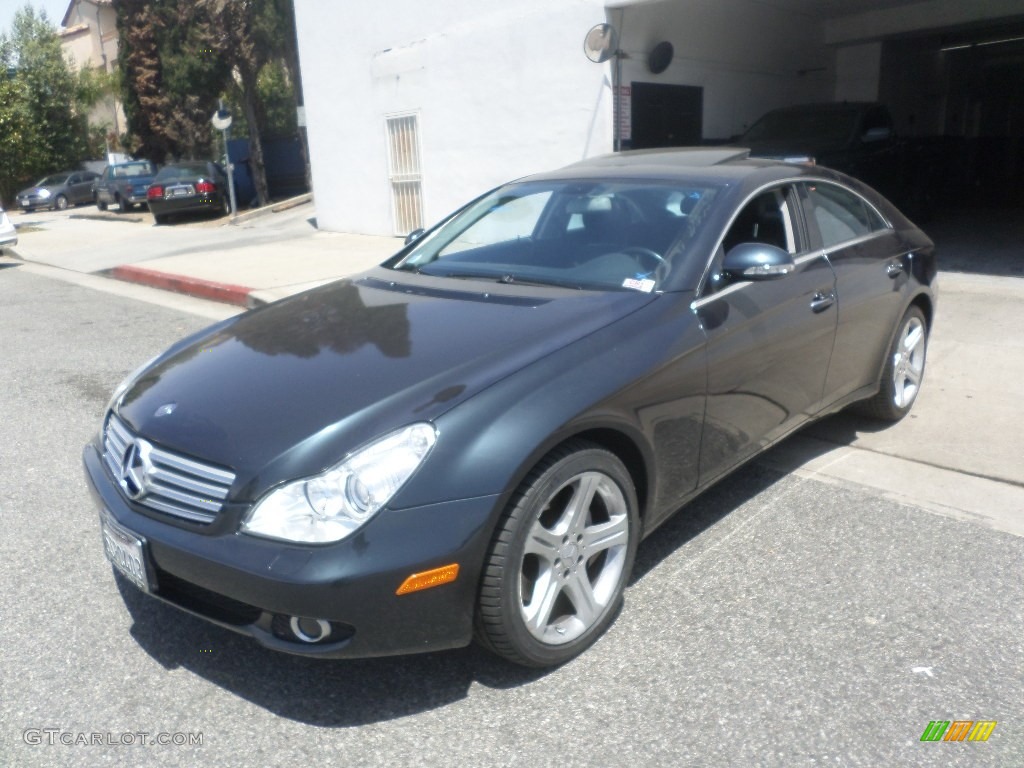 2006 CLS 500 - Capri Blue Metallic / Black photo #5