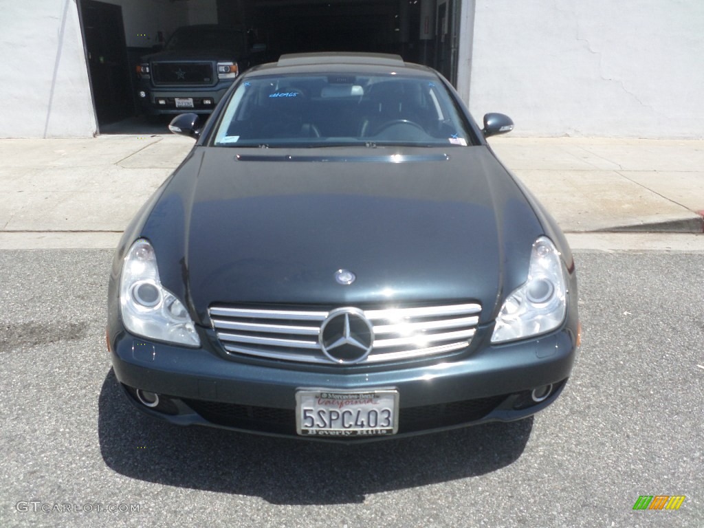 2006 CLS 500 - Capri Blue Metallic / Black photo #6