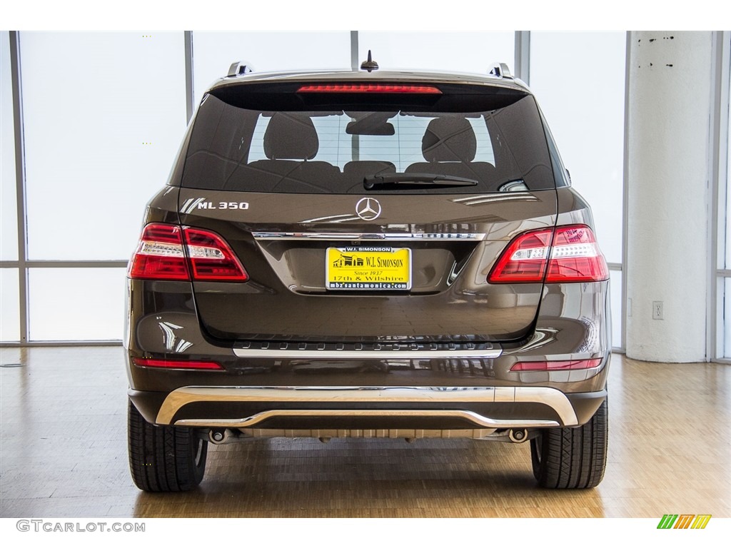 2013 ML 350 4Matic - Dakota Brown Metallic / Almond Beige photo #3