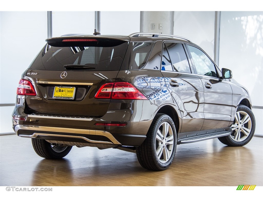 2013 ML 350 4Matic - Dakota Brown Metallic / Almond Beige photo #15