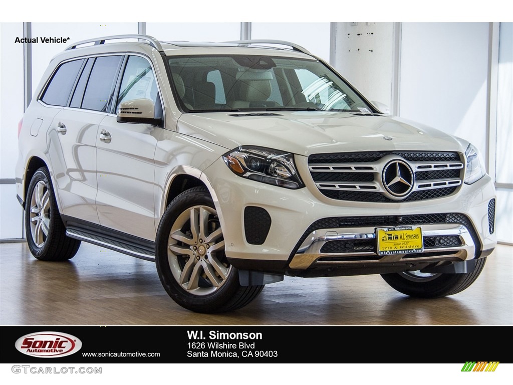 2017 GLS 450 4Matic - Polar White / Ginger Beige/Espresso Brown photo #1