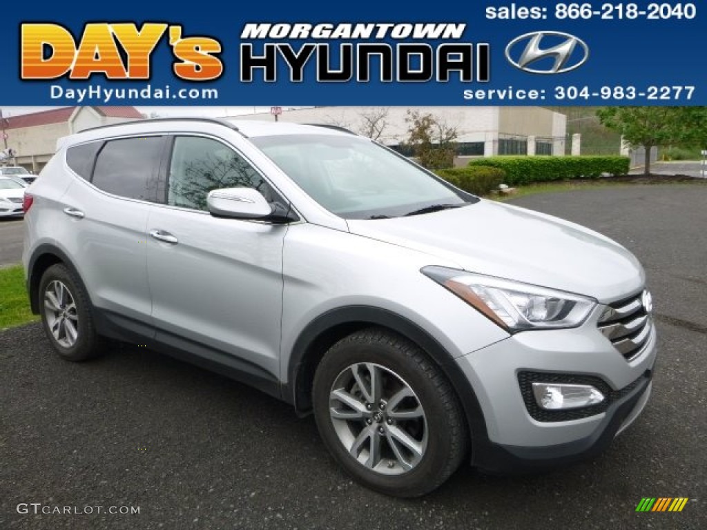 Moonstone Silver Hyundai Santa Fe Sport