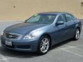 2008 Lakeshore Slate Light Blue Infiniti G 35 Journey Sedan  photo #16