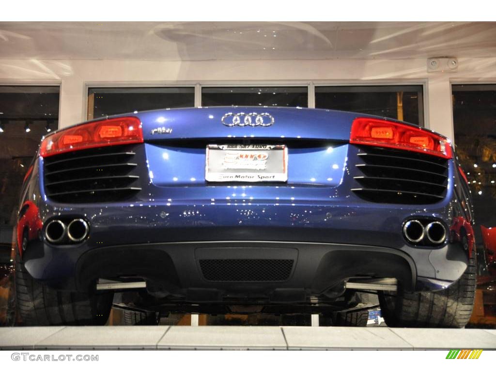 2009 R8 4.2 FSI quattro - Mugello Blue Pearl Effect / Fine Nappa Tuscan Brown Leather photo #18