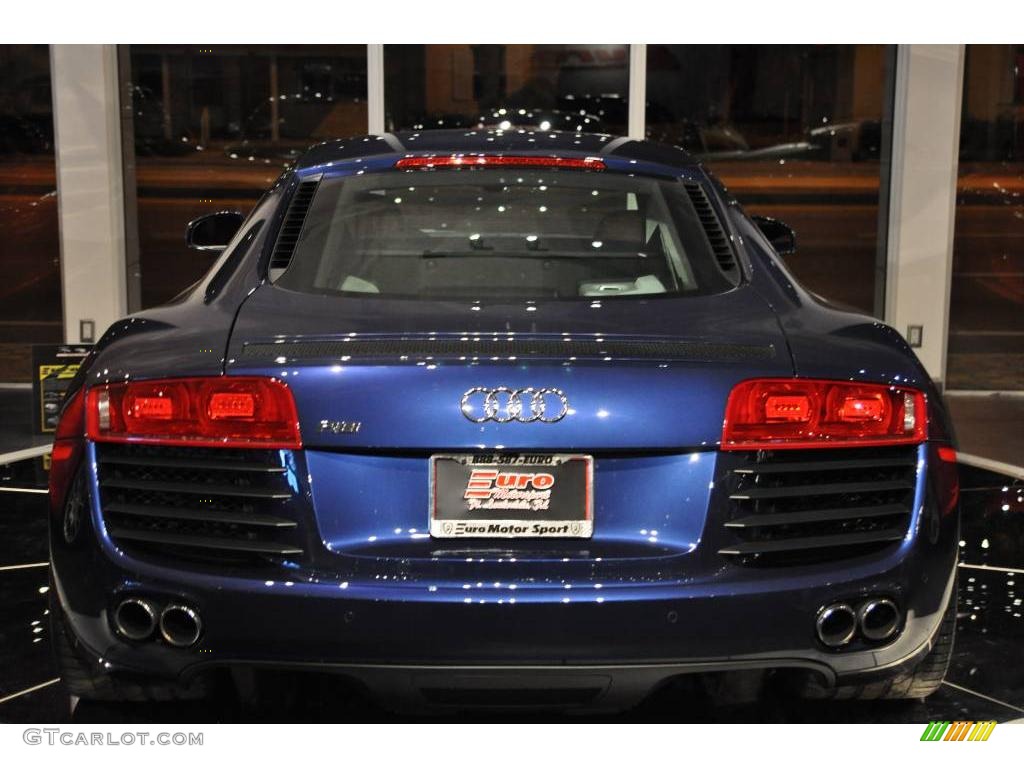 2009 R8 4.2 FSI quattro - Mugello Blue Pearl Effect / Fine Nappa Tuscan Brown Leather photo #20