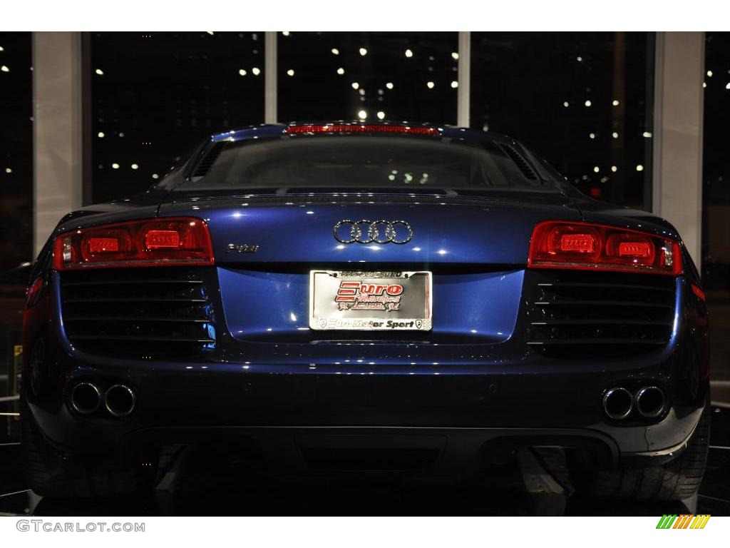 2009 R8 4.2 FSI quattro - Mugello Blue Pearl Effect / Fine Nappa Tuscan Brown Leather photo #21