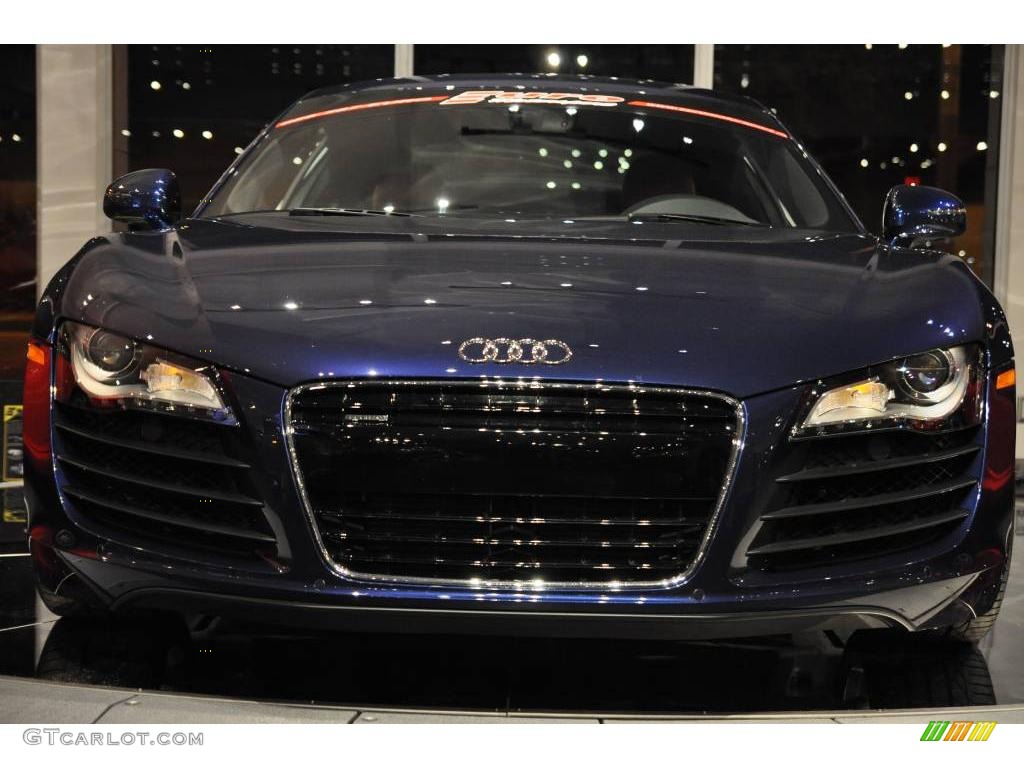 2009 R8 4.2 FSI quattro - Mugello Blue Pearl Effect / Fine Nappa Tuscan Brown Leather photo #29