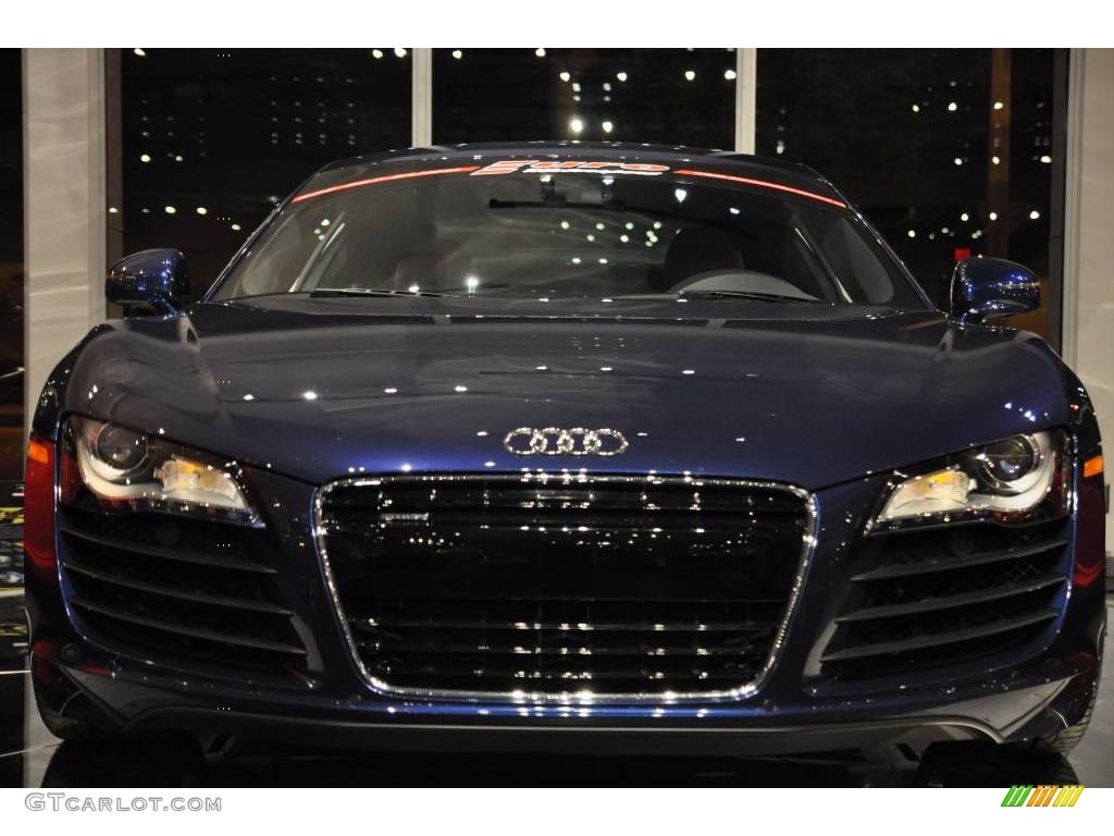 2009 R8 4.2 FSI quattro - Mugello Blue Pearl Effect / Fine Nappa Tuscan Brown Leather photo #30