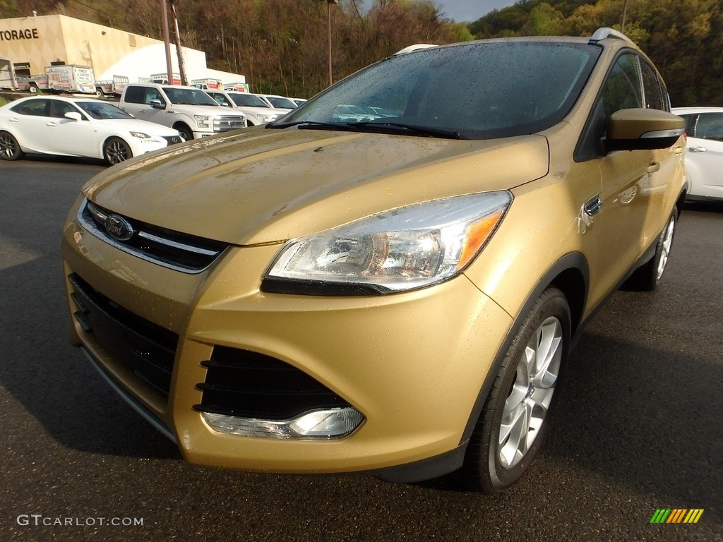 Karat Gold Metallic 2015 Ford Escape Titanium 4WD Exterior Photo #112768130