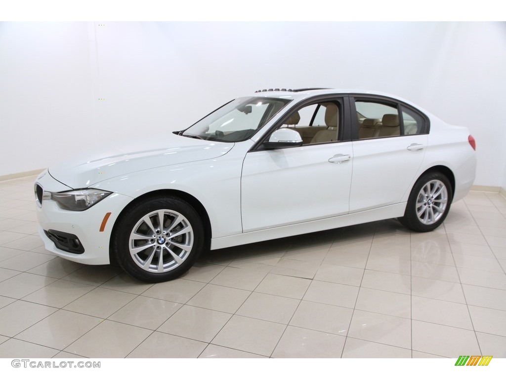 2016 3 Series 320i xDrive Sedan - Alpine White / Venetian Beige photo #3