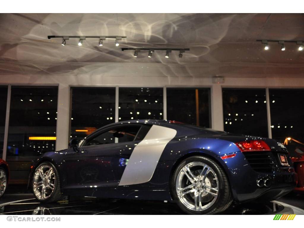 2009 R8 4.2 FSI quattro - Mugello Blue Pearl Effect / Fine Nappa Tuscan Brown Leather photo #39