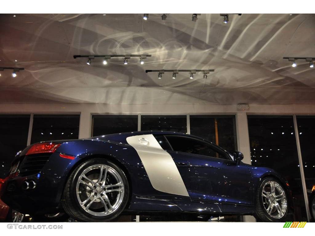 2009 R8 4.2 FSI quattro - Mugello Blue Pearl Effect / Fine Nappa Tuscan Brown Leather photo #50