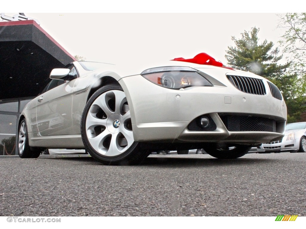 2007 6 Series 650i Convertible - Titanium Silver Metallic / Cream Beige photo #9