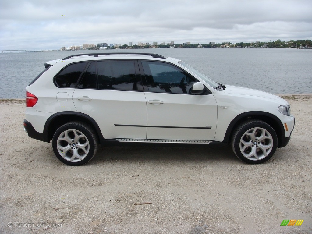 2007 X5 4.8i - Alpine White / Sand Beige photo #8