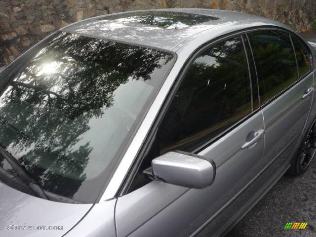 2005 3 Series 330i Sedan - Silver Grey Metallic / Black photo #15