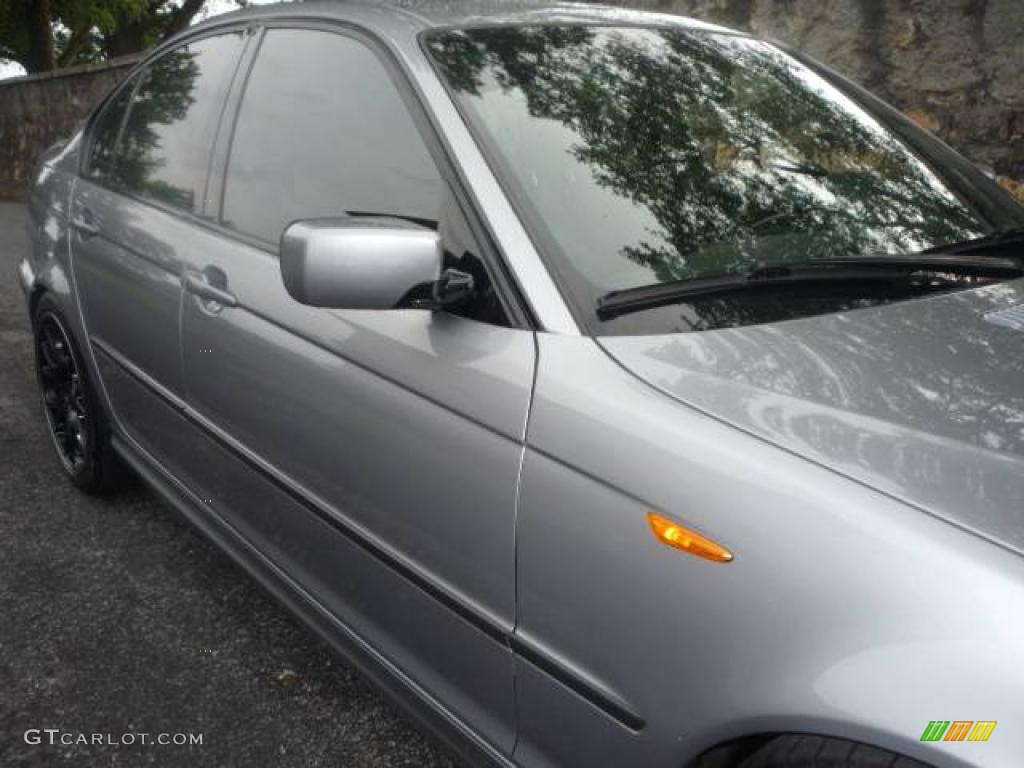 2005 3 Series 330i Sedan - Silver Grey Metallic / Black photo #16