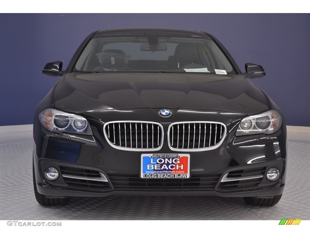 2016 5 Series 528i Sedan - Dark Graphite Metallic / Black photo #2