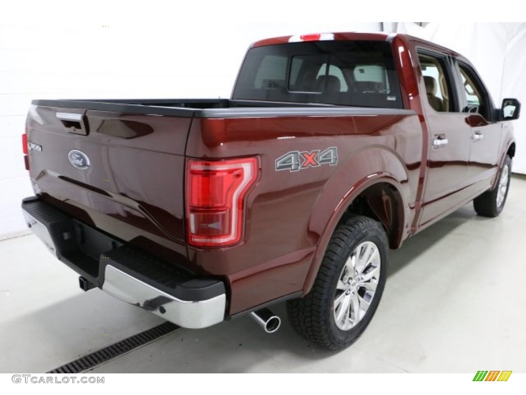2016 F150 XLT SuperCrew 4x4 - Bronze Fire / Medium Light Camel photo #4