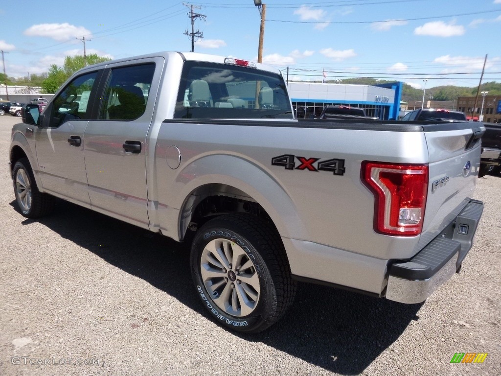 2016 F150 XL SuperCrew 4x4 - Ingot Silver / Medium Earth Gray photo #6