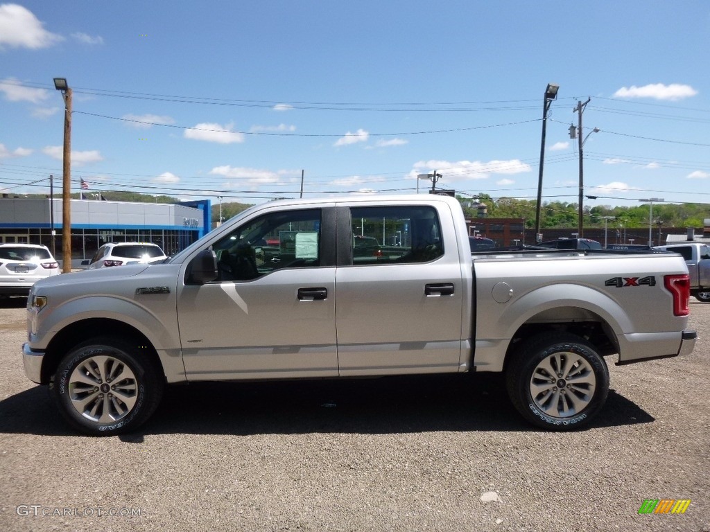 2016 F150 XL SuperCrew 4x4 - Ingot Silver / Medium Earth Gray photo #7