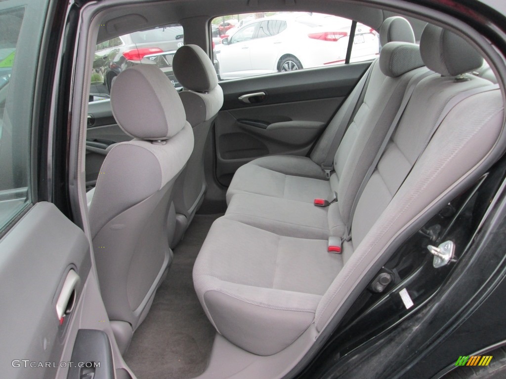 2010 Civic LX Sedan - Crystal Black Pearl / Gray photo #20
