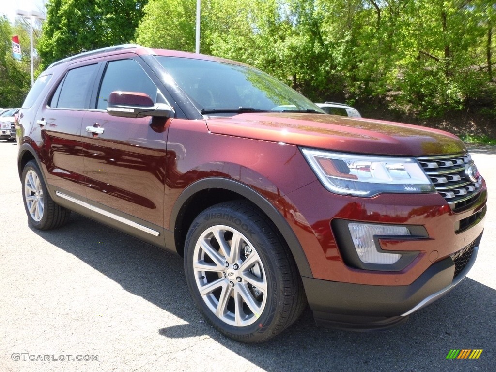 Bronze Fire Metallic 2016 Ford Explorer Limited 4WD Exterior Photo #112773739