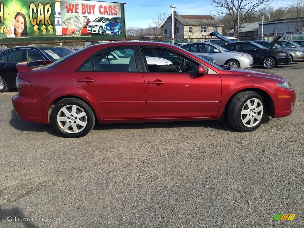 2006 MAZDA6 i Sedan - Redfire Metallic / Beige photo #3