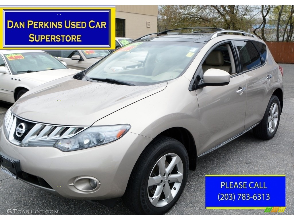 2010 Murano SL AWD - Saharan Stone Metallic / Beige photo #1