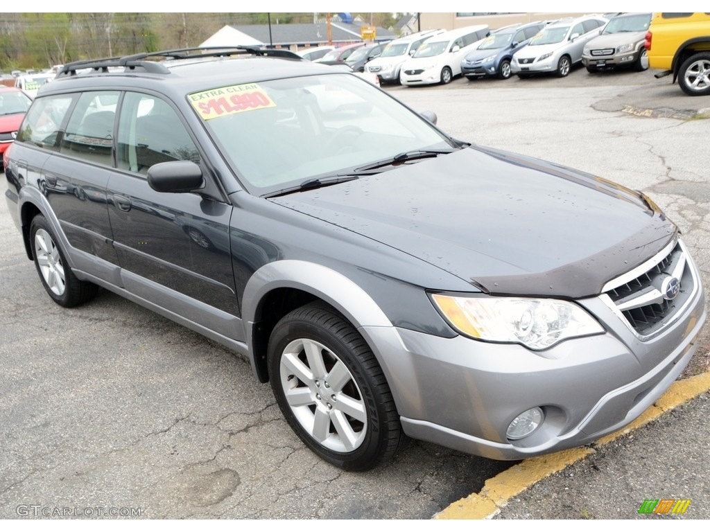 2009 Outback 2.5i Special Edition Wagon - Diamond Gray Metallic / Off Black photo #3