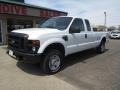 Oxford White 2008 Ford F250 Super Duty XL SuperCab 4x4