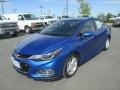 2016 Kinetic Blue Metallic Chevrolet Cruze LT Sedan  photo #2