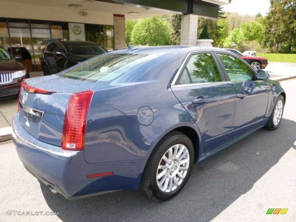 2010 CTS 4 3.0 AWD Sedan - Blue Diamond Tricoat / Cashmere/Cocoa photo #2