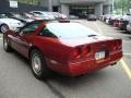 1986 Dark Red Metallic Chevrolet Corvette Coupe  photo #2