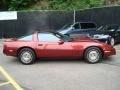 1986 Dark Red Metallic Chevrolet Corvette Coupe  photo #5