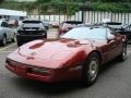 1986 Dark Red Metallic Chevrolet Corvette Coupe  photo #8