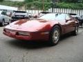 1986 Dark Red Metallic Chevrolet Corvette Coupe  photo #13