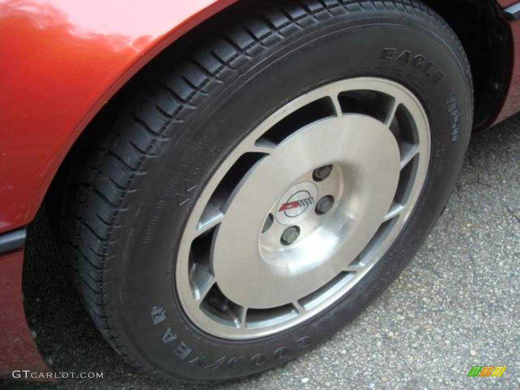 1986 Corvette Coupe - Dark Red Metallic / Saddle photo #14