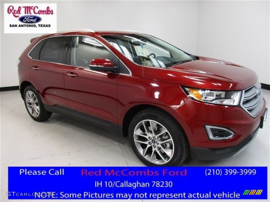 Ruby Red Ford Edge