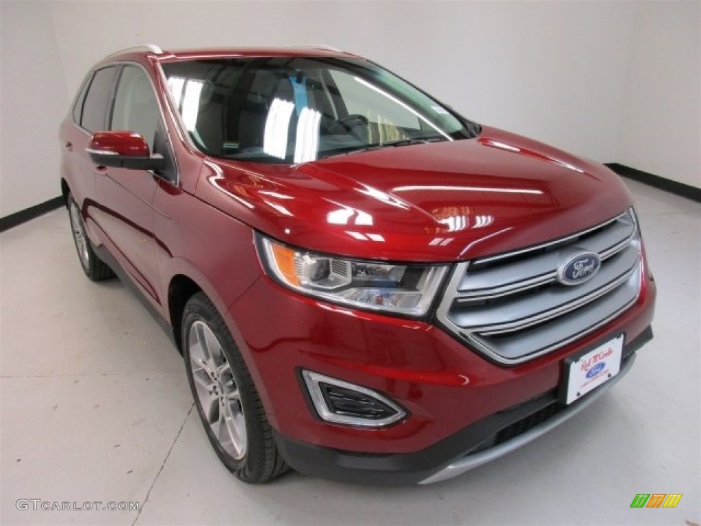2016 Edge Titanium - Ruby Red / Ebony photo #2