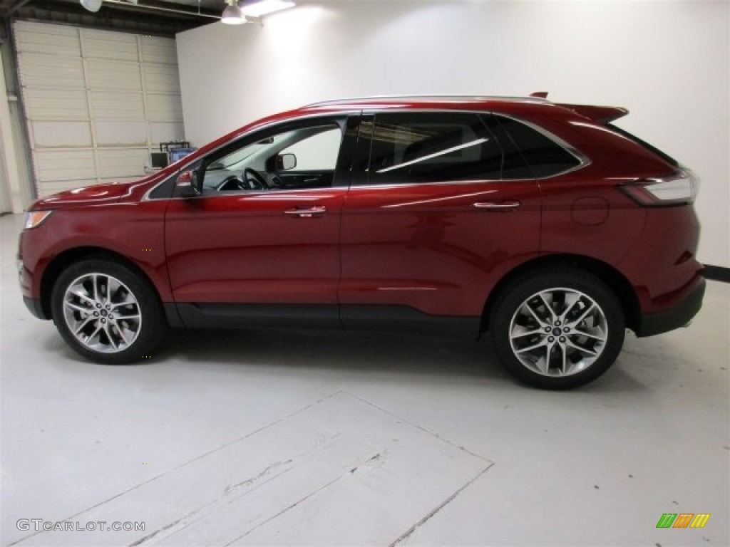 2016 Edge Titanium - Ruby Red / Ebony photo #6