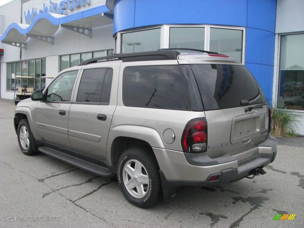 2003 TrailBlazer EXT LT 4x4 - Light Pewter Metallic / Medium Pewter photo #4