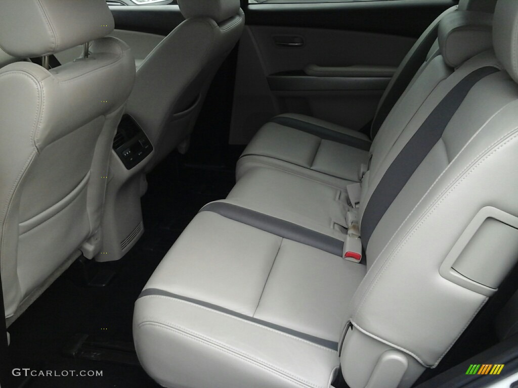 2011 CX-9 Grand Touring AWD - Crystal White Pearl Mica / Sand photo #9