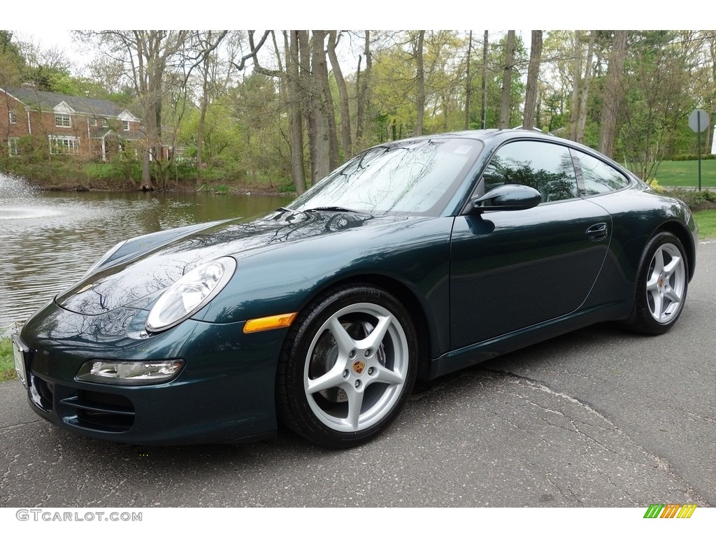 Dark Teal Metallic Porsche 911