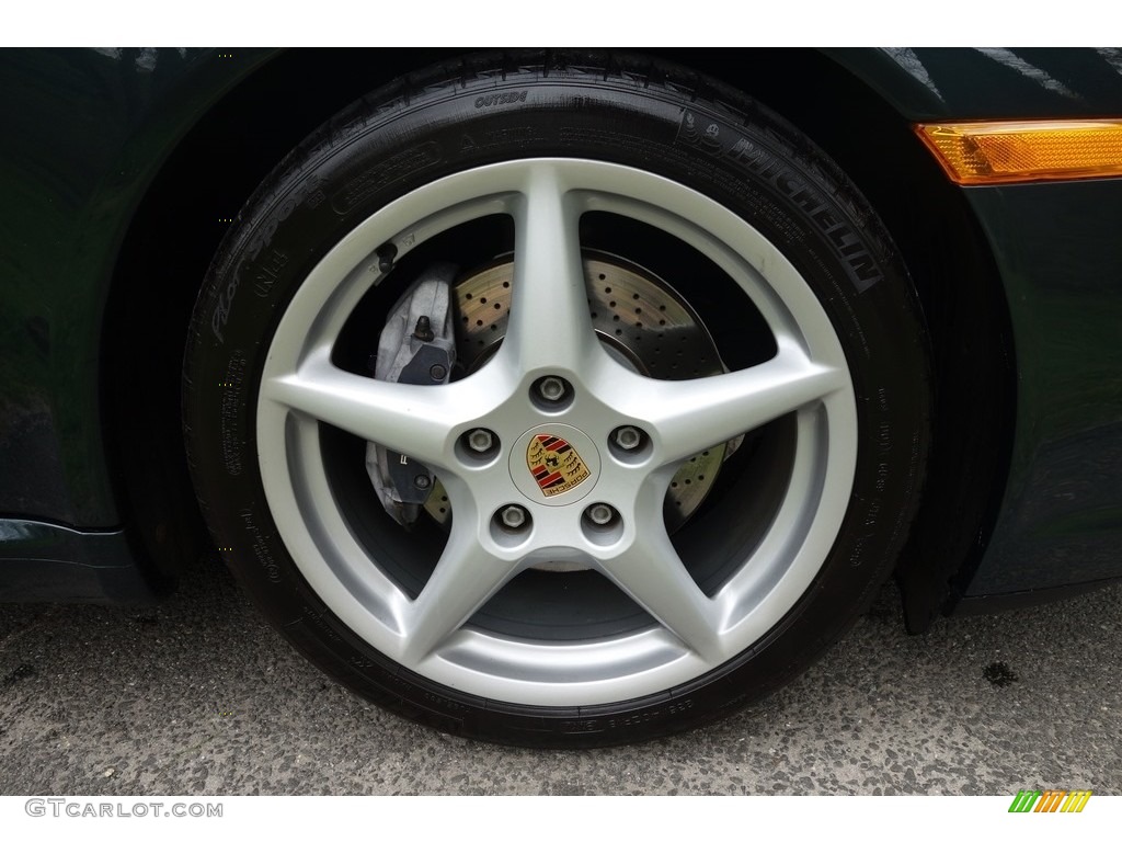 2005 911 Carrera Coupe - Dark Teal Metallic / Stone Grey photo #9