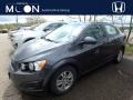 Cyber Gray Metallic 2012 Chevrolet Sonic LS Sedan