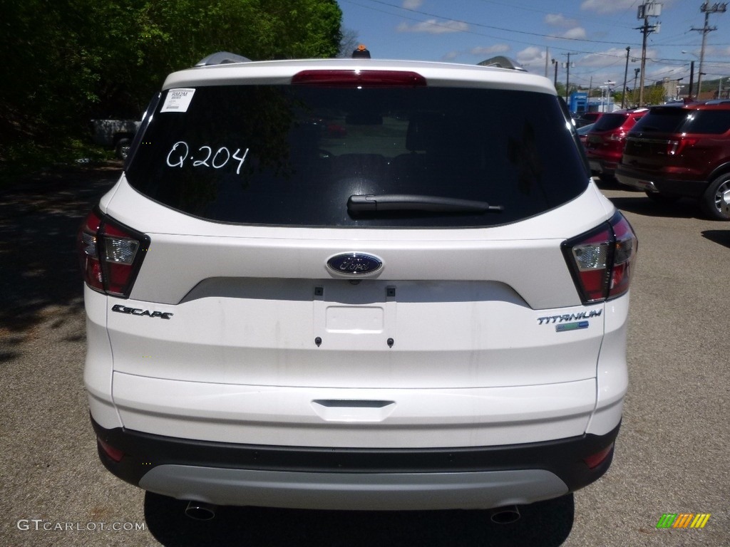 2017 Escape Titanium 4WD - White Platinum / Charcoal Black photo #3