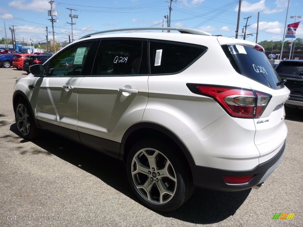 2017 Escape Titanium 4WD - White Platinum / Charcoal Black photo #4